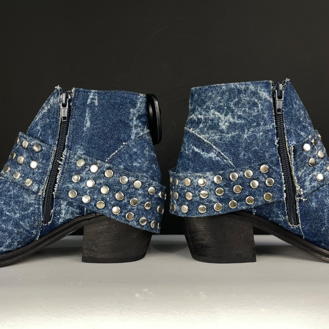 SIN MARCA Bota Corta Azul Talle 38