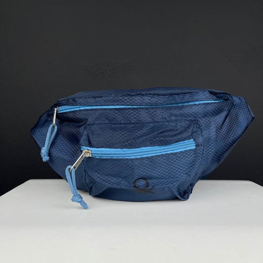 BENETTON Riñonera Azul Talle Unico