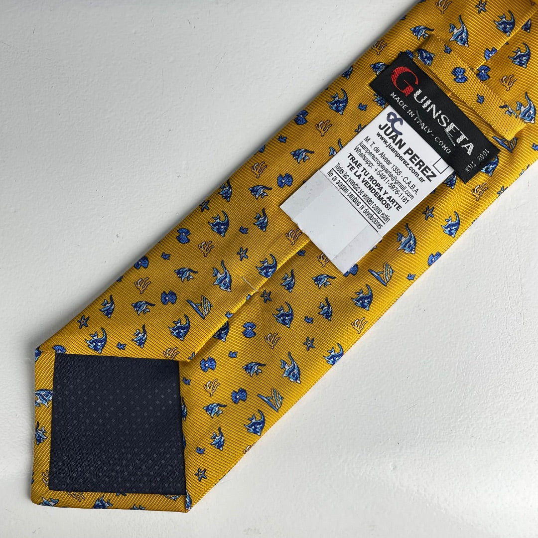 GUINSETA Corbata Amarillo Talle Unico