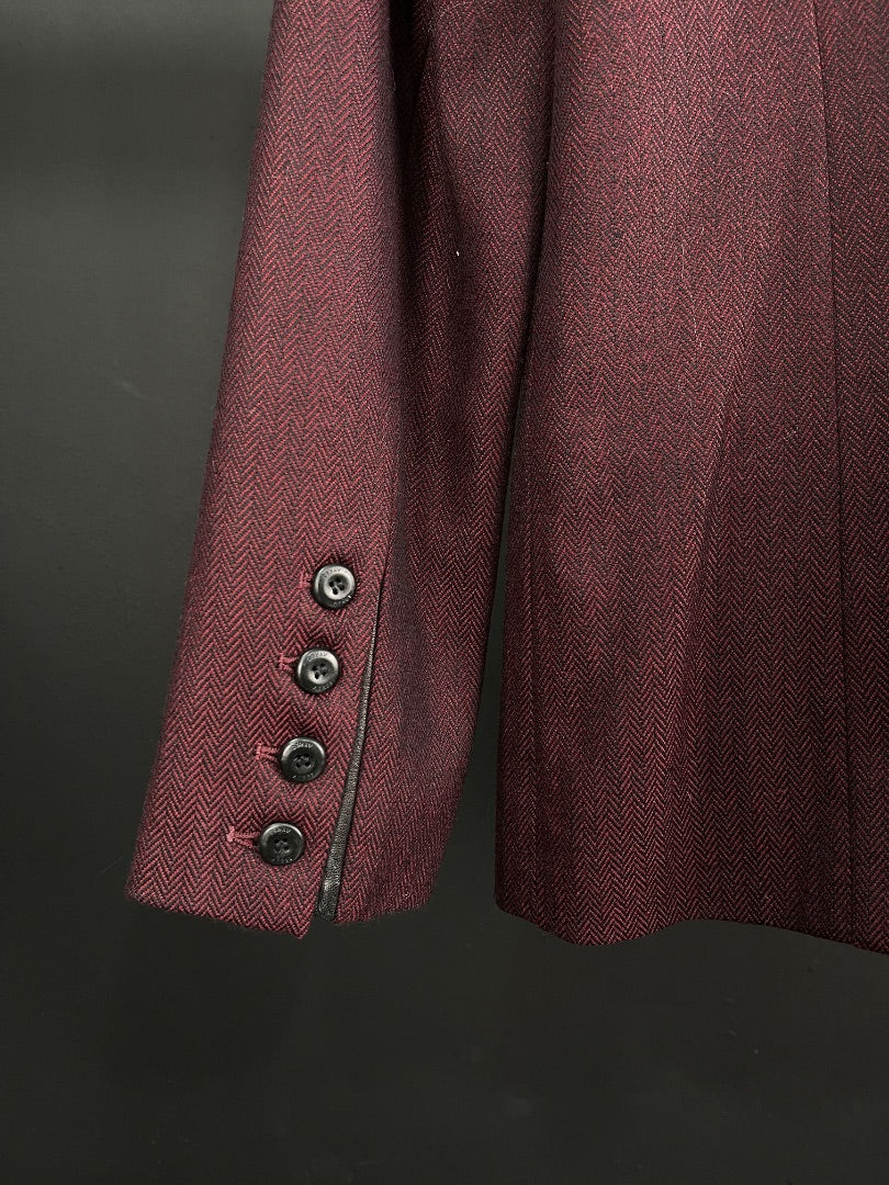 AYRES Saco Bordeaux Talle 40