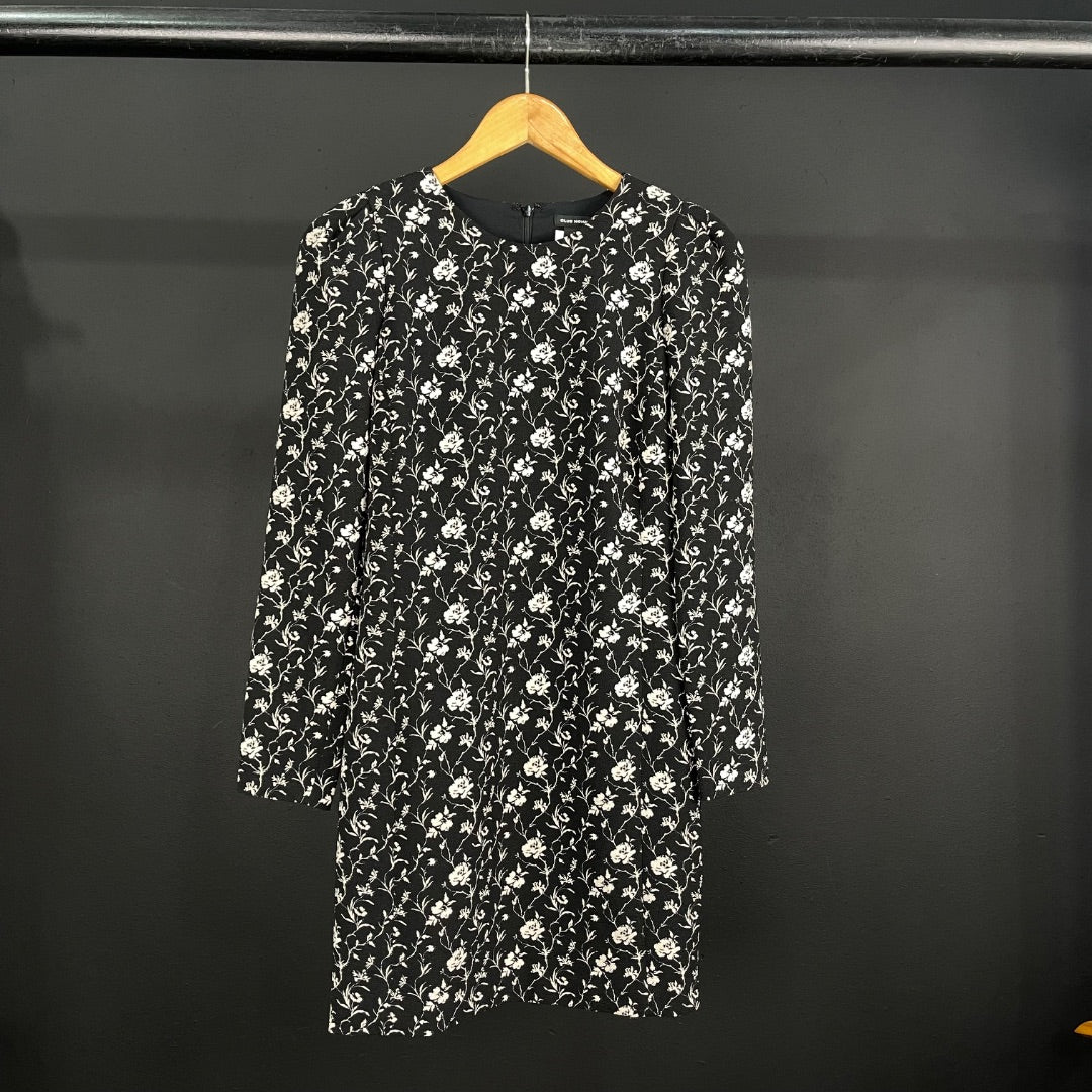 CLUB MONACO Vestido Manga Larga Varios Floral Talle 2