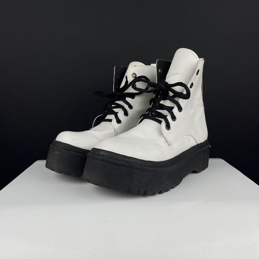 SIN MARCA Borcegos Blanco Talle 38