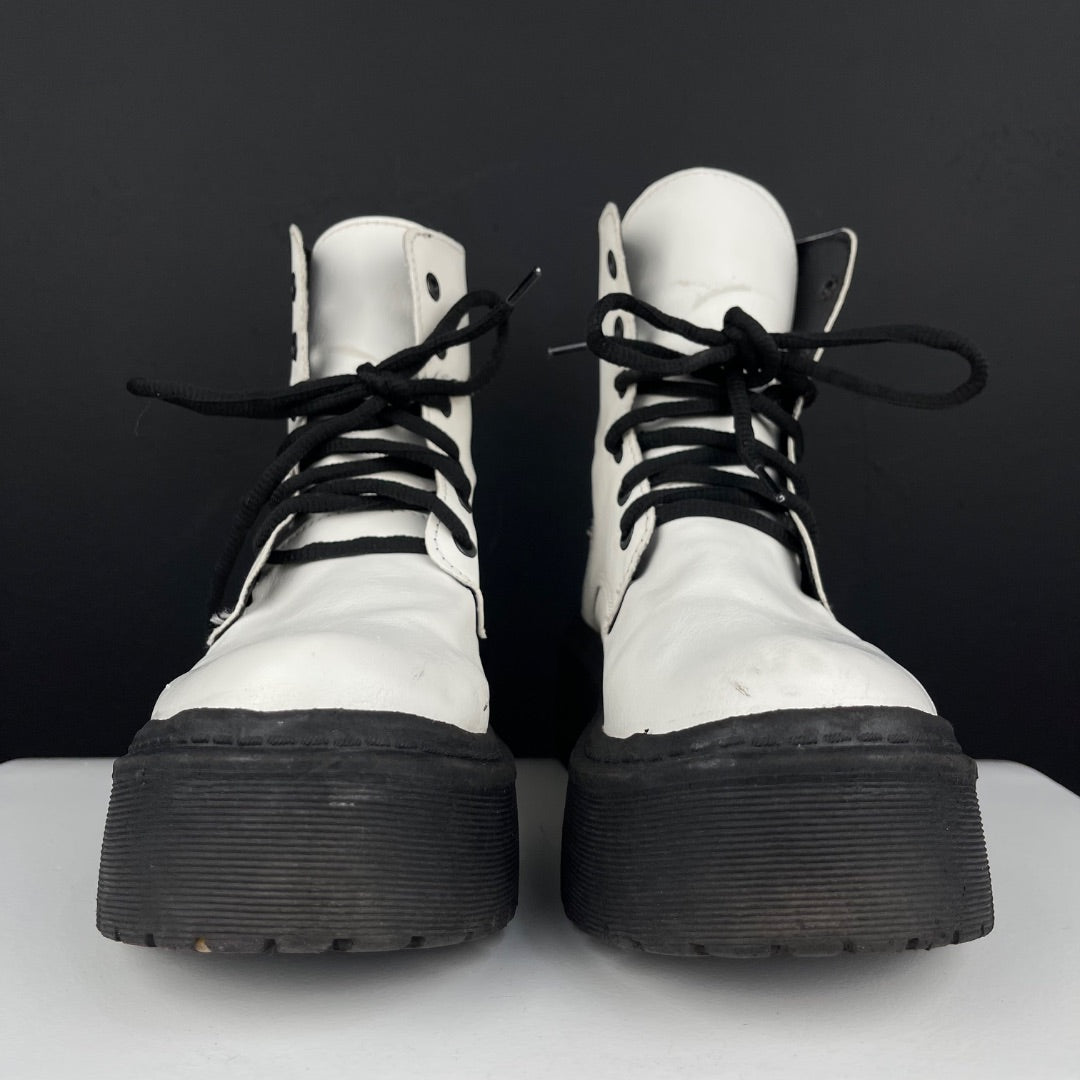SIN MARCA Borcegos Blanco Talle 38