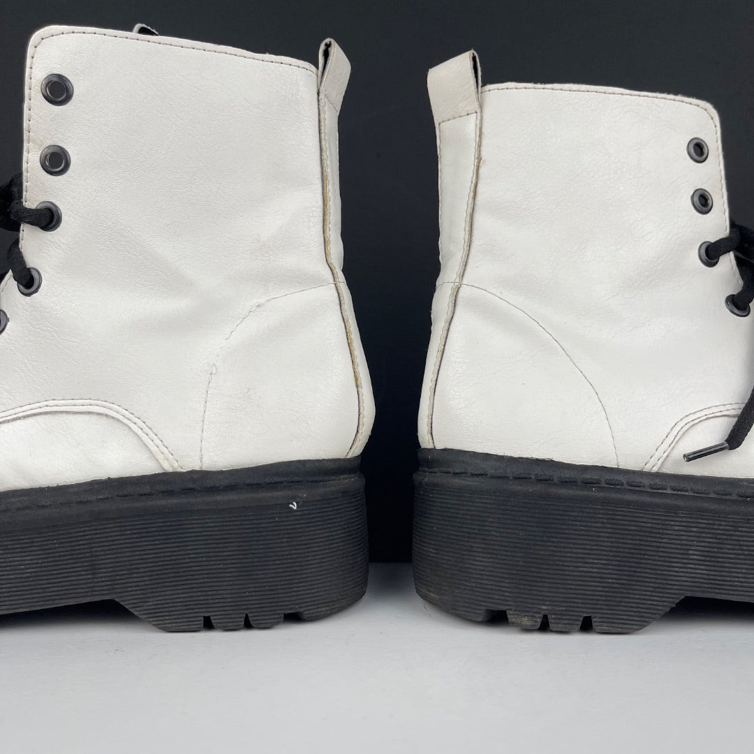 SIN MARCA Borcegos Blanco Talle 38