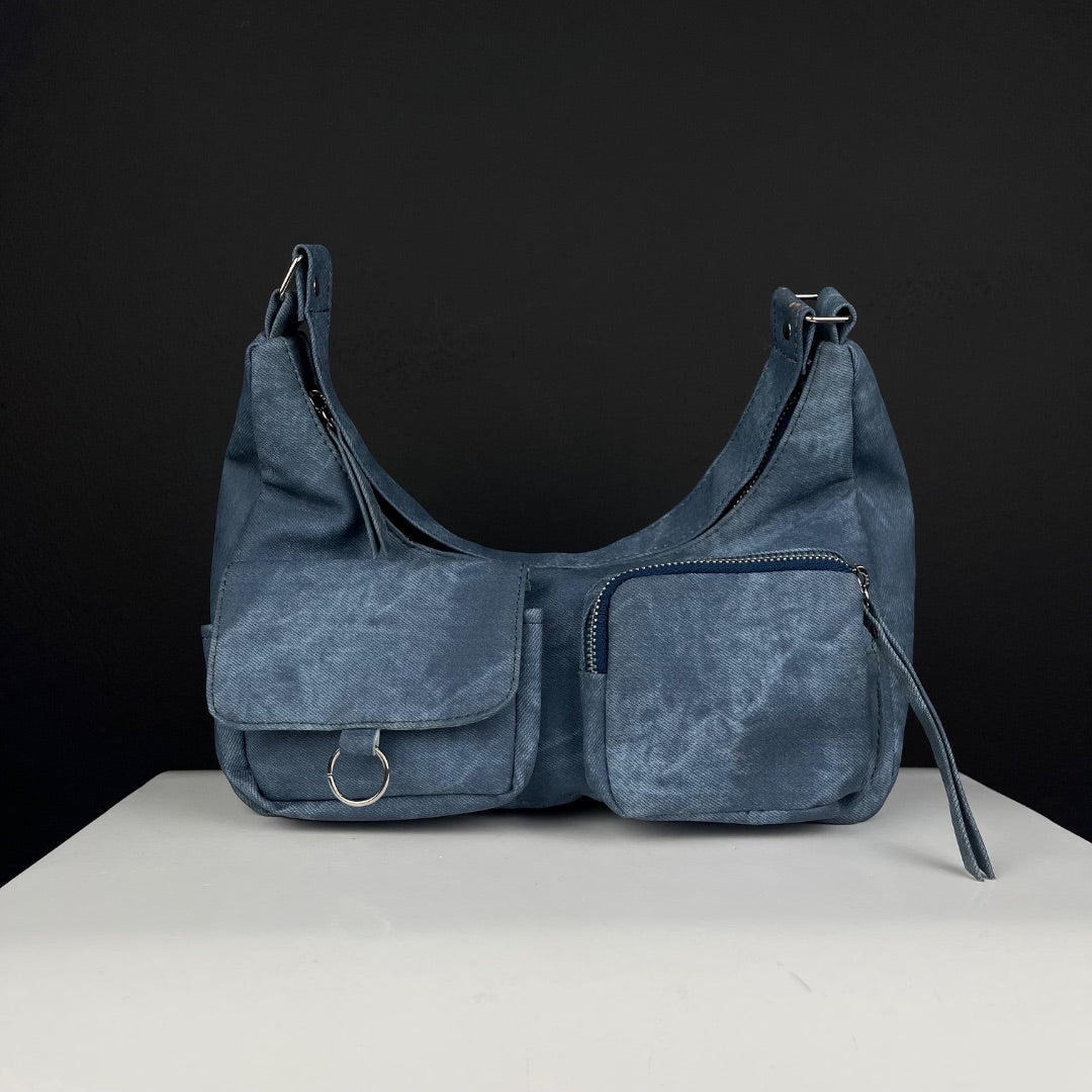 SIN MARCA Cartera Celeste Talle Unico