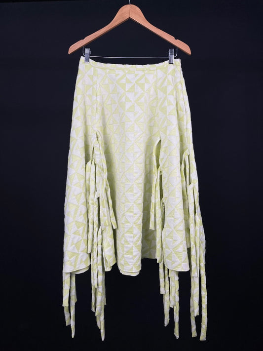 HOUSE OF MATCHING COLOURS  Pollera Larga  Verde  Talle S