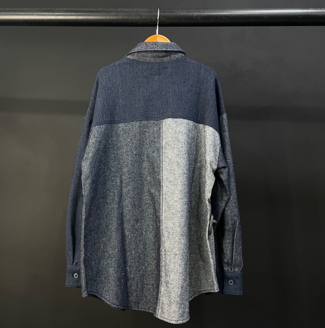 ZARA  Camisa Manga Larga  Azul  Talle 10