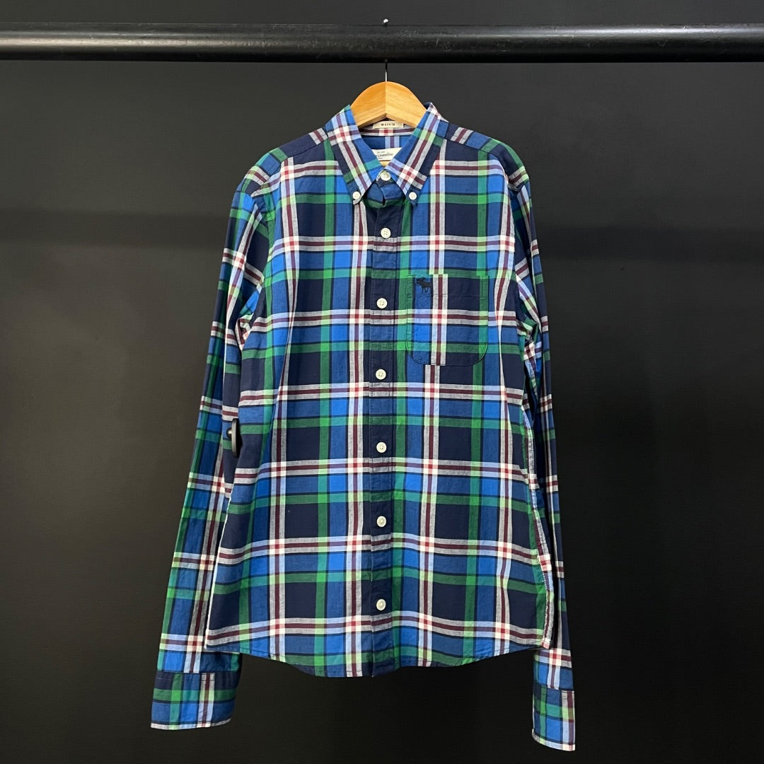 ABERCROMBIE  Camisa Manga Larga  Color Varios Cuadros  Talle XL