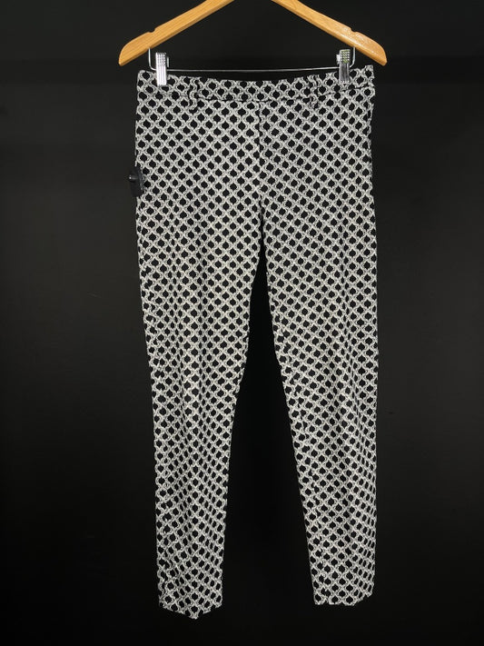 H&M Pantalon Gris y Negro Talle 38