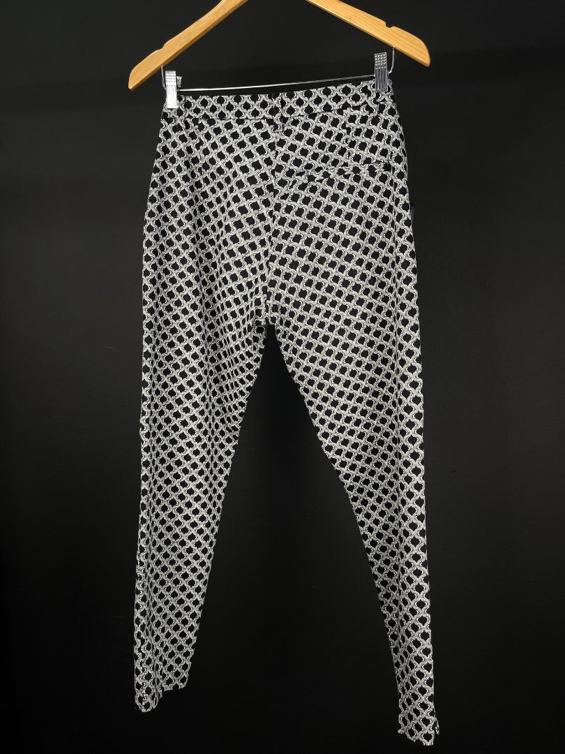 H&M Pantalon Gris y Negro Talle 38