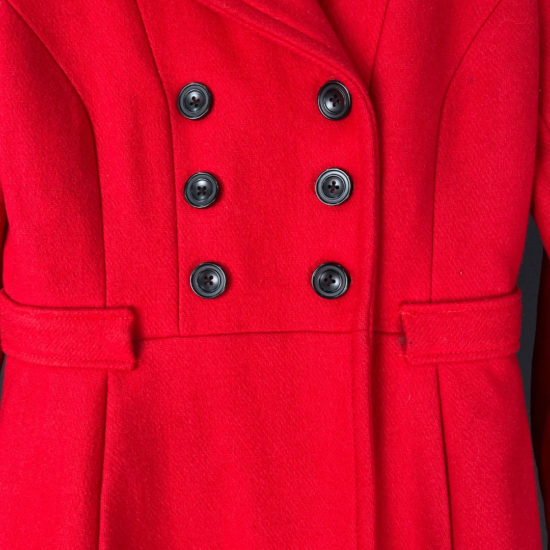ZARA Tapado Rojo Talle M