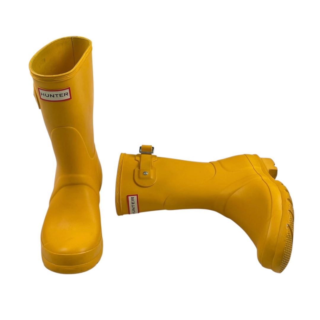 Bota De Agua  HUNTER  Amarillo Talle 8