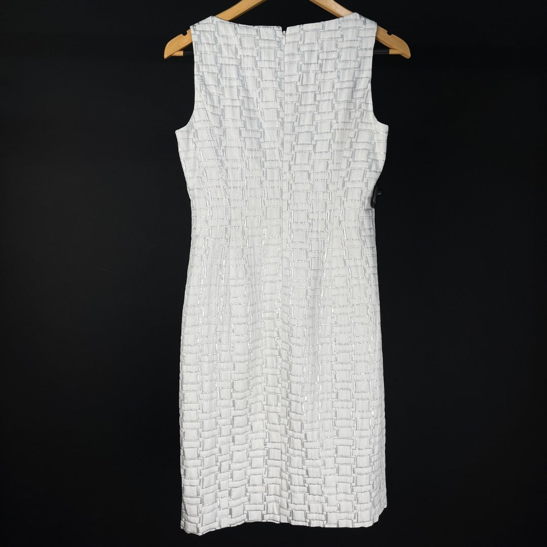 RALPH LAUREN Vestido Varios Cuadros Gris Talle M