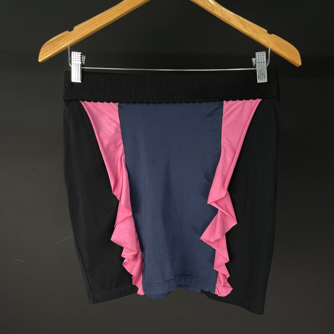 JAZMIN CHEBAR  Pollera Mini  Color Azul  Talle 1
