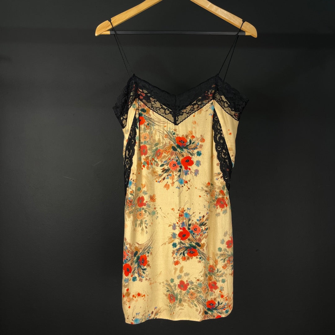 ZARA Vestido Varios  Estampado Talle S
