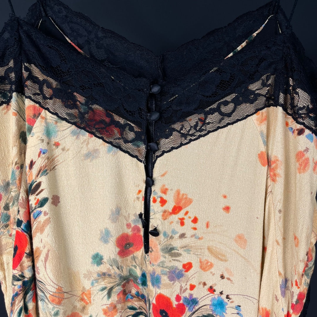 ZARA Vestido Varios  Estampado Talle S