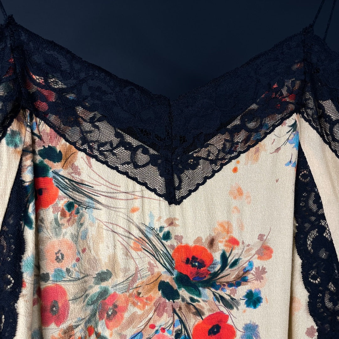 ZARA Vestido Varios  Estampado Talle S