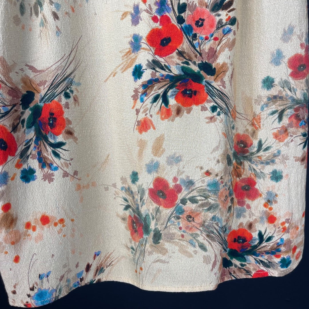 ZARA Vestido Varios  Estampado Talle S