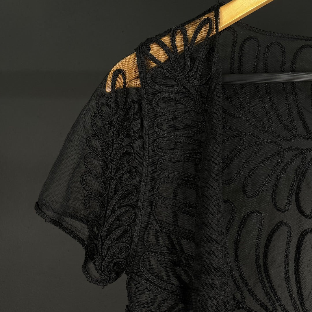 SIN MARCA Chaleco Corto Negro Talle S