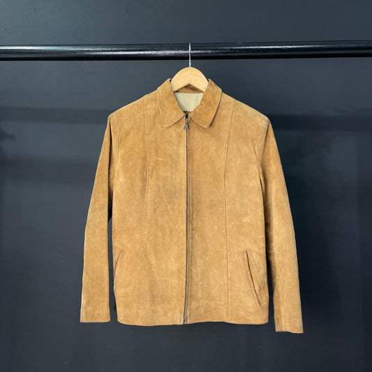 JM CUEROS Campera Marron Talle M