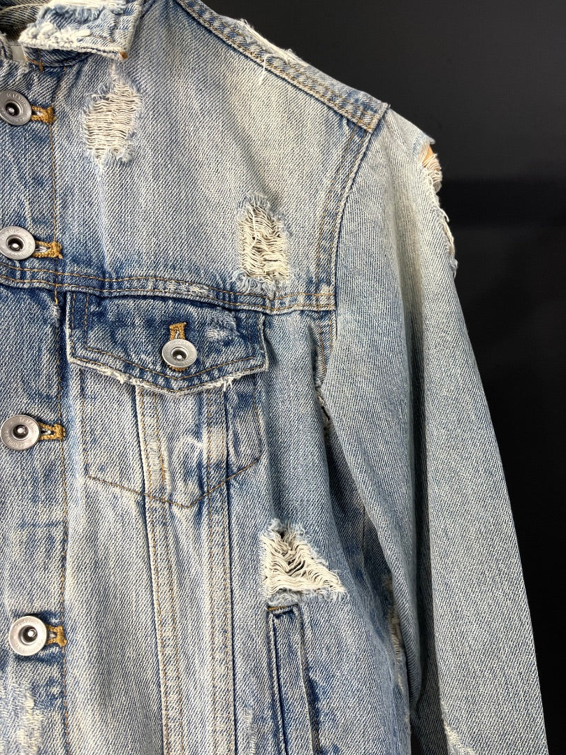 ZARA Campera Celeste Talle XS