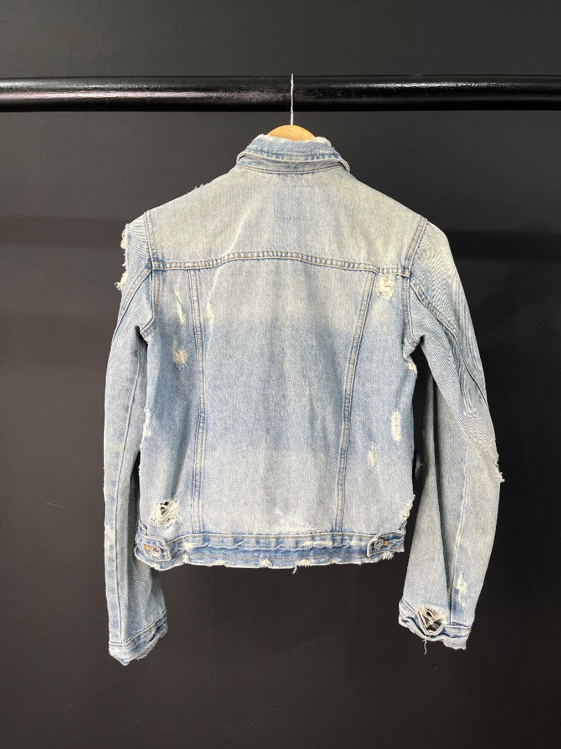 ZARA Campera Celeste Talle XS