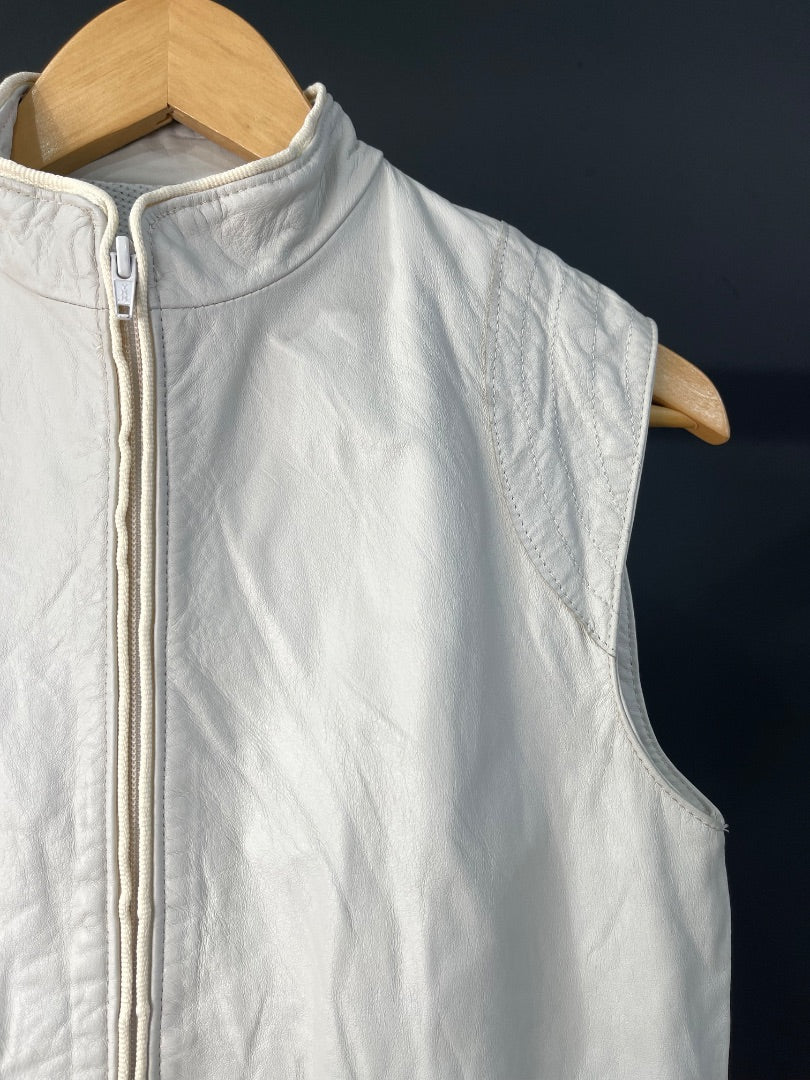 LAZARO Chaleco Corto Beige Talle S