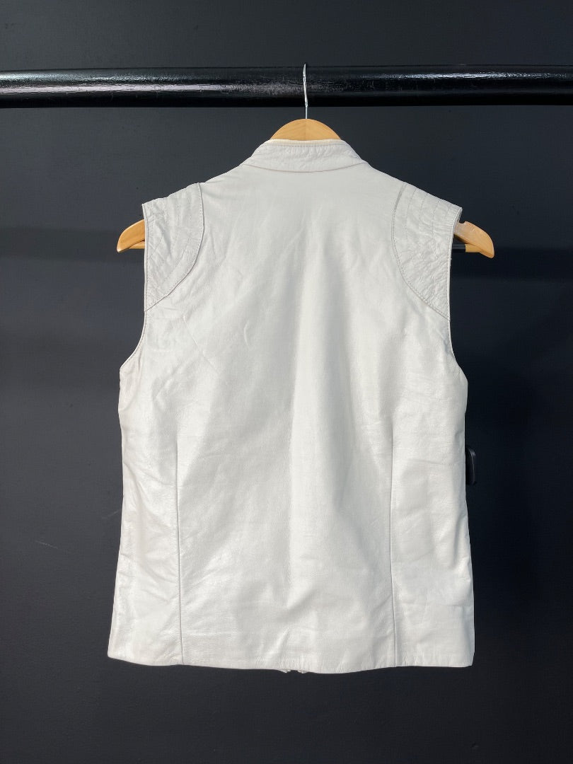 LAZARO Chaleco Corto Beige Talle S