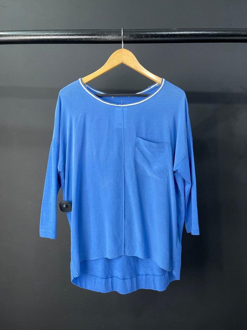 SIN MARCA Remera Celeste Talle L
