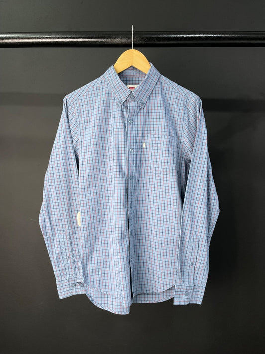LEVIS Camisa Varios Cuadros Azules Talle S