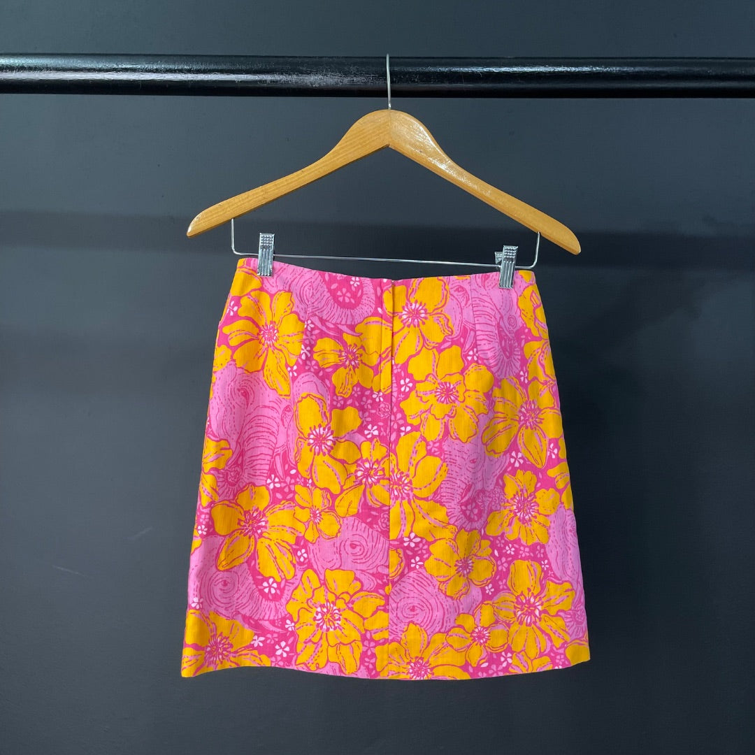 LILLY PULITZER Pollera Mini Varios  Estampado Talle 0