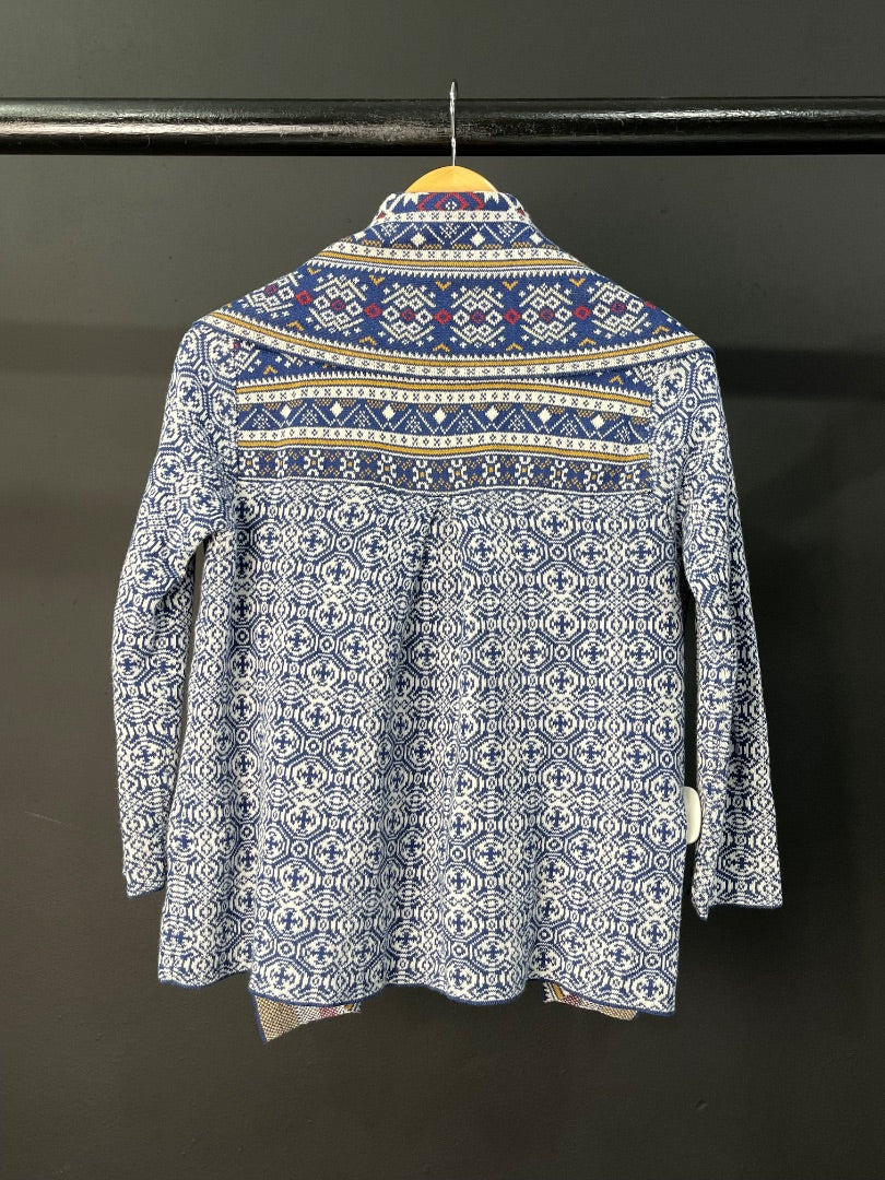 RAPSODIA Sweater Abierto Azul Talle M