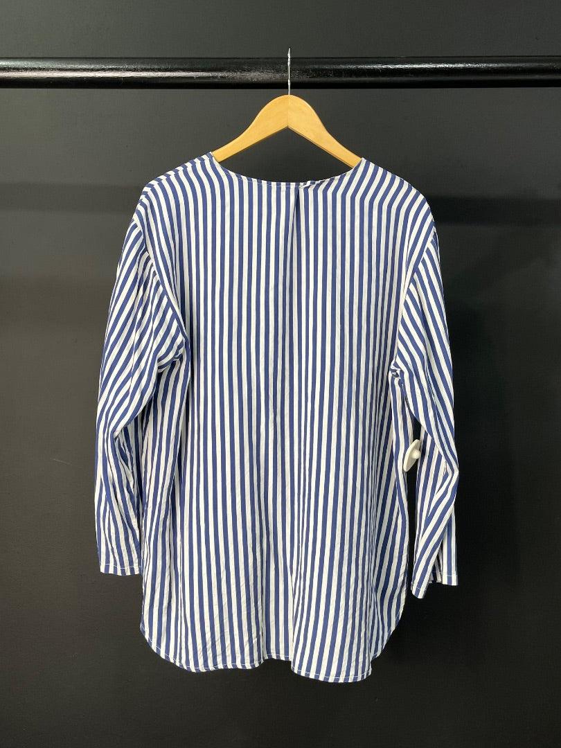 SILK HOUSE Camisa Manga Larga Varios Rayado Talle M