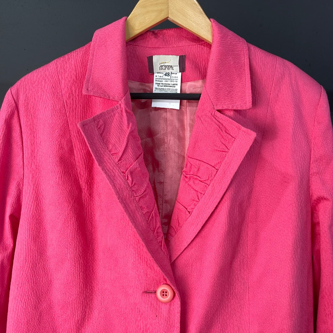 ARIANNE LAURENT Saco Rosa Talle 48
