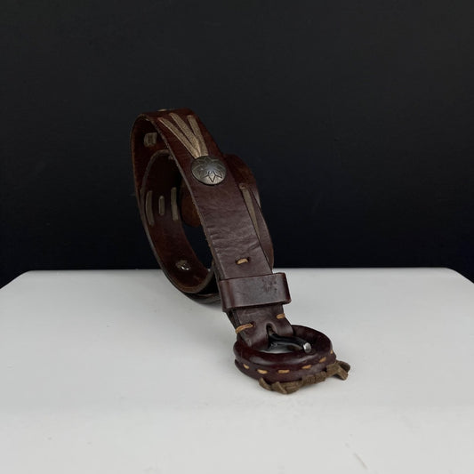SIN MARCA Cinturon Faja Marron Talle Unico