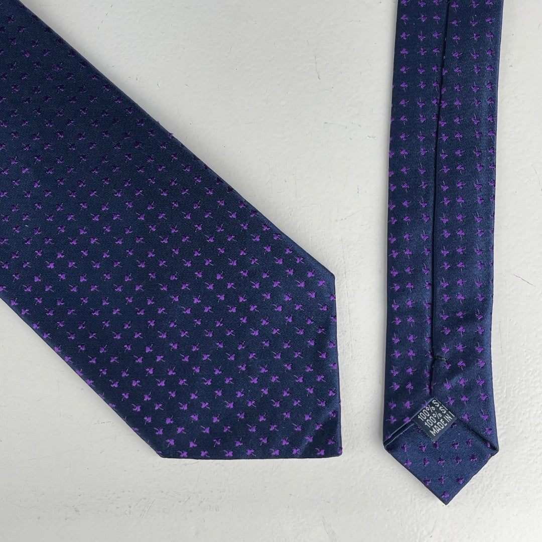 TIZIANO Corbata Azul Talle Unico