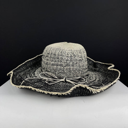 SIN MARCA Sombrero Con Ala Varios Blanco Y Negro Talle Unico