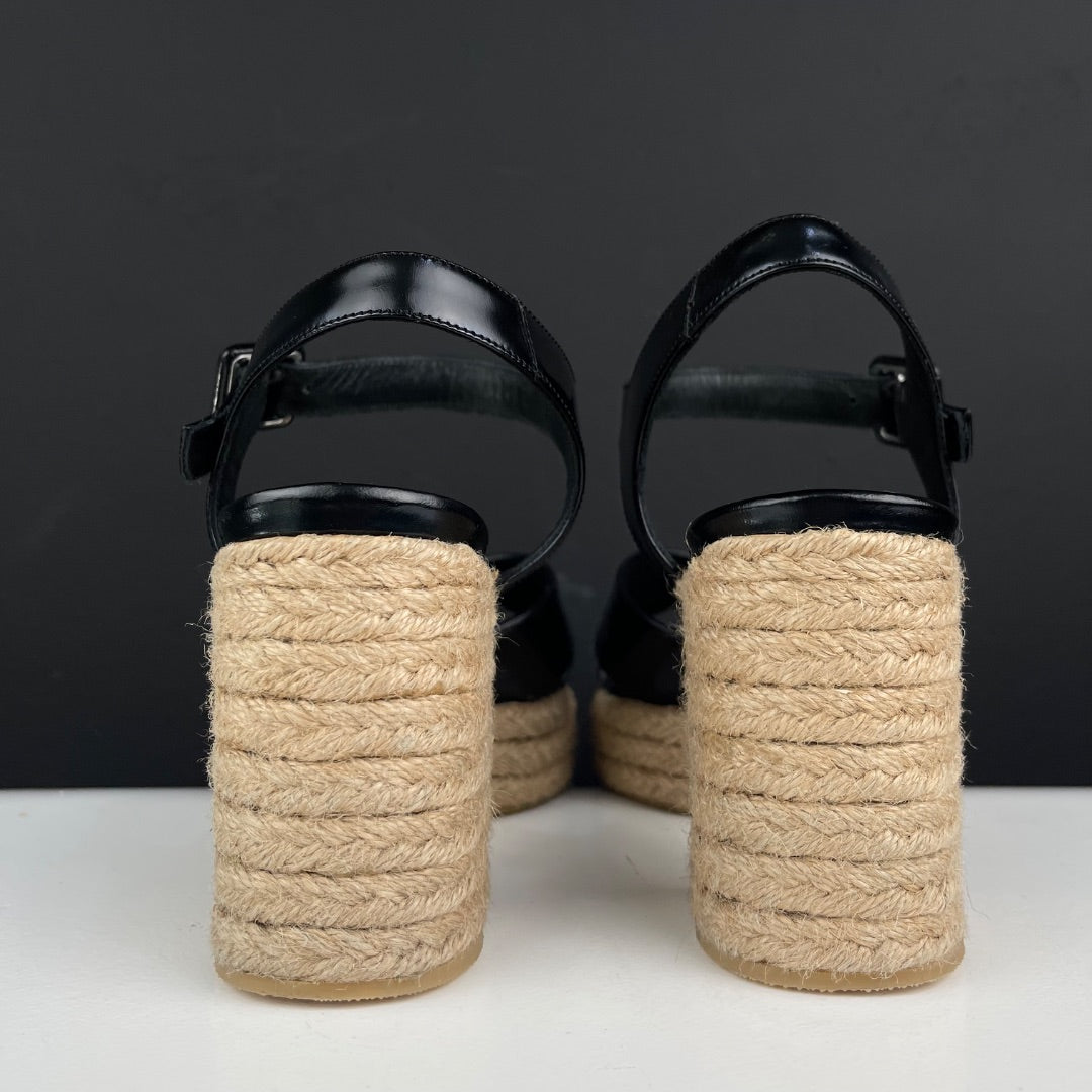 DE MARIA Sandalias Negro Talle 38