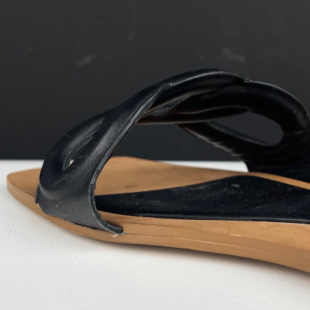 ZARA Sandalias Negro Talle 40