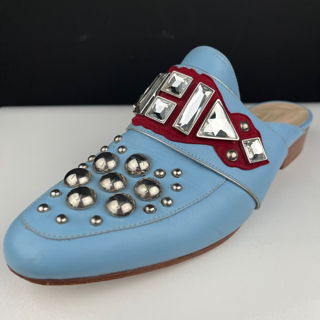 JAZMIN CHEBAR Suecos Celeste Talle 37
