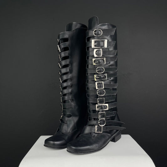 SIN MARCA Bota Larga Negro Talle 8