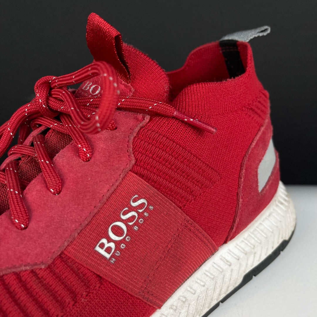 HUGO BOSS Zapatillas Rojo Talle 45