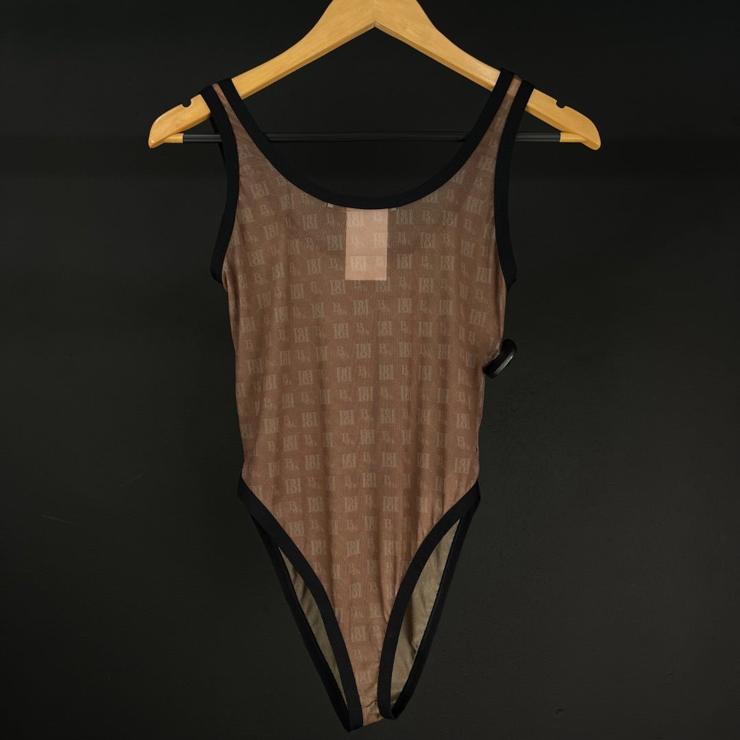 Body Sin Manga Varios Marron y Negro Talle 1