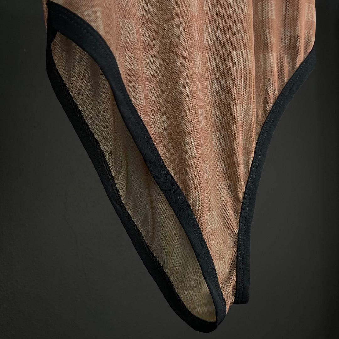 Body Sin Manga Varios Marron y Negro Talle 1