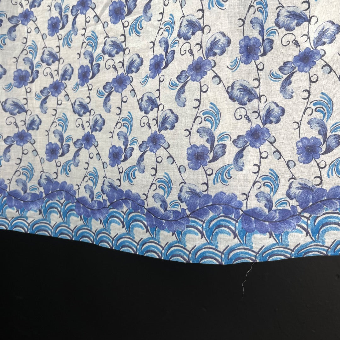 ZARA Vestido Manga 3/4 Azul Talle M
