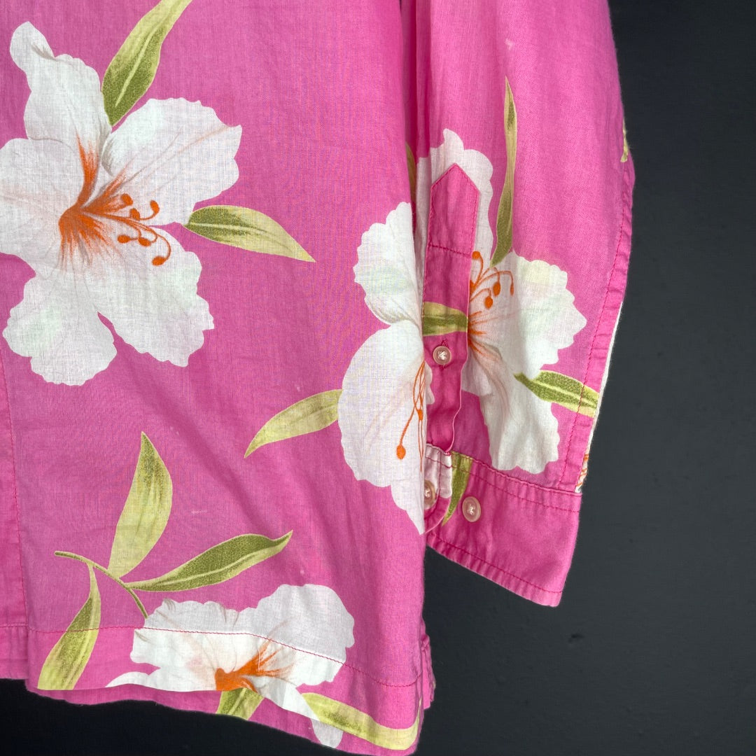 RALPH LAUREN Camisa Manga Larga Rosa Talle S