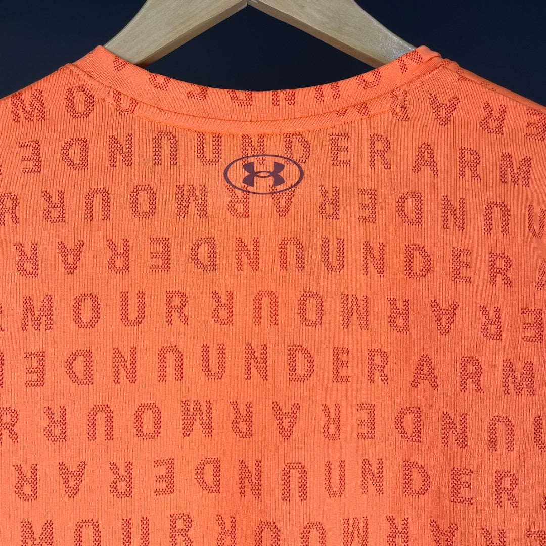 UNDERARMOUR Remera Deportiva Naranja Talle M