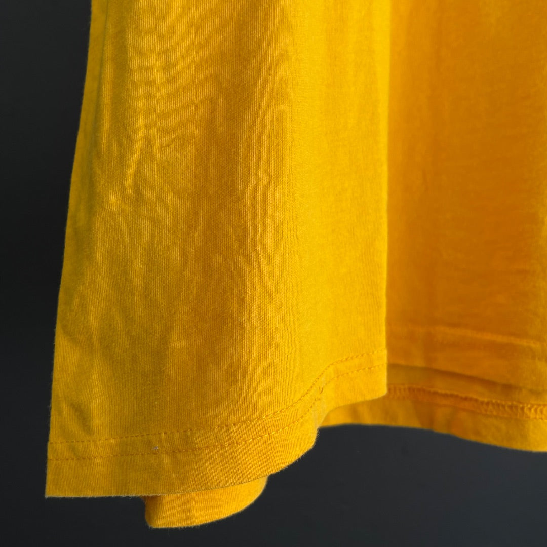 H&M Remera Manga Corta Amarillo Talle XL