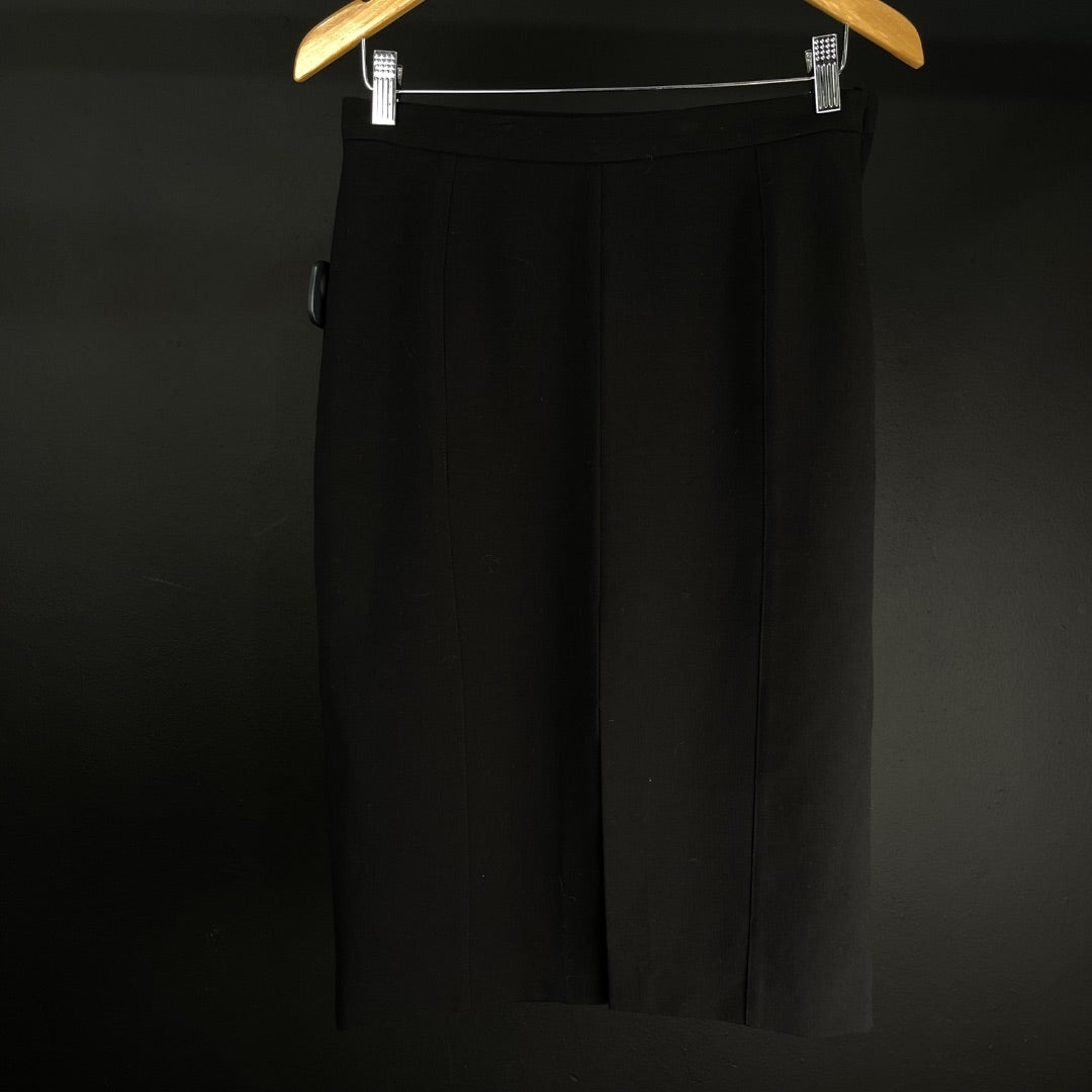 H&M Pollera Media Pierna Negro Talle 38