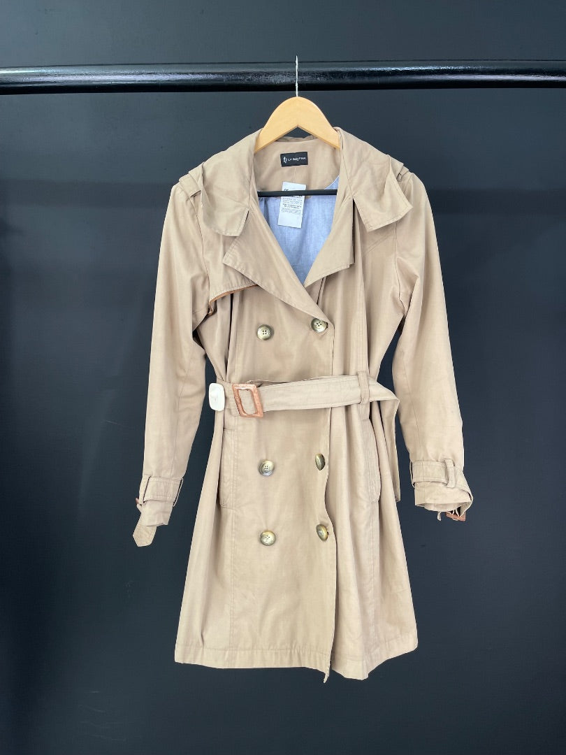 LA DOLFINA Impermeable Beige Talle XL